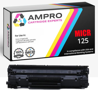 Ampro CRG 125 ‎3484B001 MICR Toner Cartridge for check printing