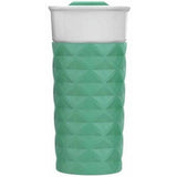 Ello Ogden Ceramic 16 oz Travel Mug with Splash-Resistant Slider Lid and Protective Sleeve