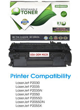 Renewable Toner 05A CE505A MICR Toner Check Printing Cartridge