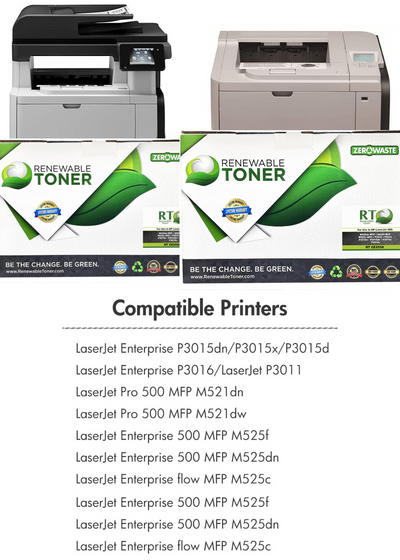 Renewable Toner 55A CE255A MICR Toner Check Printing Cartridge