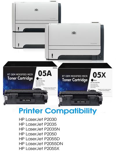 MICR Toner International CE505A 05A Magnetic Ink Cartridge for check printing