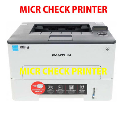 Pantum P3300DW B&W Laser MICR Printer Bundle for check printing