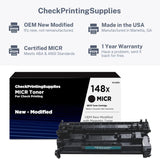 148X OEM Modified HP W1480X MICR Toner Cartridge for Check Printing, High Yield - Prime Office Products -