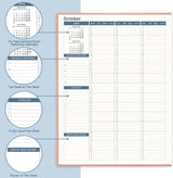 2024 Weekly Appointment Book - Daily/Hourly Planner with 15-Minute Intervals, 8.4" x 11.1" - Prime Office Products -