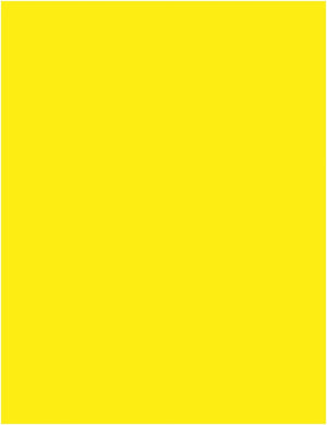 Pacon Neon Multi-Purpose Paper, Yellow, 8-1/2