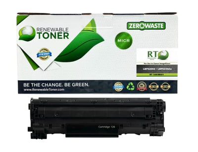 Renewable Toner CRG 126 3483B001 MICR Check Printing Cartridge