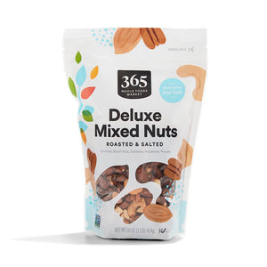 365 Mixed Nuts, Deluxe Roasted with Sea Salt, 16 Ounce