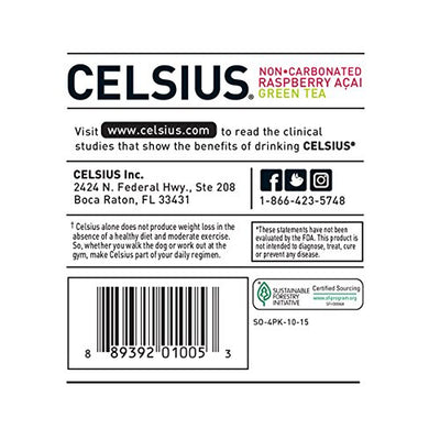 CELSIUS Sparkling Functional Lifestyle Fitness Essential Energy Drink, 12 Fl Oz (12-Pack)