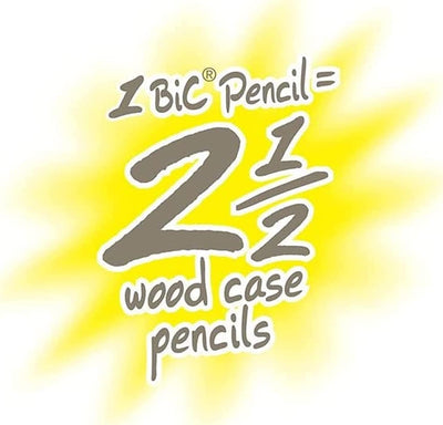 BIC Mechanical Pencil #2 Xtra-comfort Pencils With Soft Grip - Variety Pack Of 80-Count