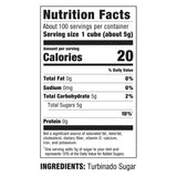 Sugar In The Raw Turbinado Cane Packets, 200 Count, Natural Sweetener - 2-pack