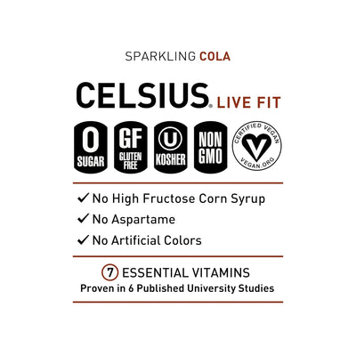 CELSIUS Sparkling Functional Lifestyle Fitness Essential Energy Drink, 12 Fl Oz (12-Pack)