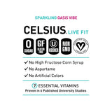 CELSIUS Sparkling Functional Lifestyle Fitness Essential Energy Drink, 12 Fl Oz (12-Pack)