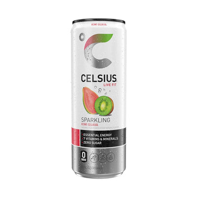 CELSIUS Sparkling Functional Lifestyle Fitness Essential Energy Drink, 12 Fl Oz (12-Pack)