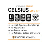 CELSIUS Sparkling Functional Lifestyle Fitness Essential Energy Drink, 12 Fl Oz (12-Pack)