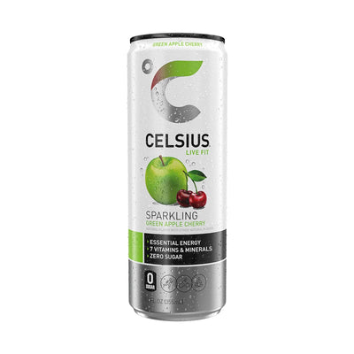 CELSIUS Sparkling Functional Lifestyle Fitness Essential Energy Drink, 12 Fl Oz (12-Pack)