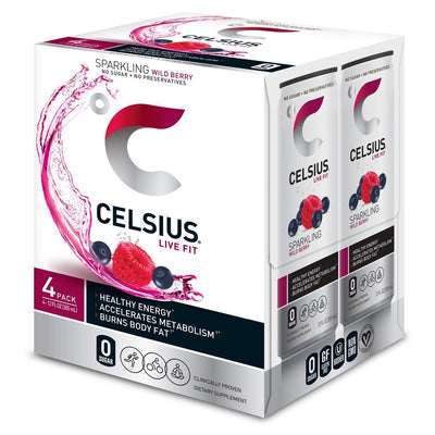 CELSIUS Sparkling Functional Lifestyle Fitness Essential Energy Drink, 12 Fl Oz (12-Pack)