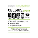 CELSIUS Sparkling Functional Lifestyle Fitness Essential Energy Drink, 12 Fl Oz (12-Pack)