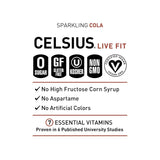 CELSIUS Sparkling Functional Lifestyle Fitness Essential Energy Drink, 12 Fl Oz (12-Pack)