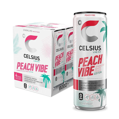 CELSIUS Sparkling Functional Lifestyle Fitness Essential Energy Drink, 12 Fl Oz (12-Pack)