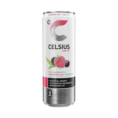 CELSIUS Sparkling Functional Lifestyle Fitness Essential Energy Drink, 12 Fl Oz (12-Pack)