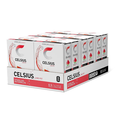 CELSIUS Sparkling Functional Lifestyle Fitness Essential Energy Drink, 12 Fl Oz (12-Pack)