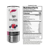 CELSIUS Sparkling Functional Lifestyle Fitness Essential Energy Drink, 12 Fl Oz (12-Pack)