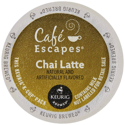 Cafe Escapes Chai Latte Keurig Single-Serve K-Cup Pods, 144-count