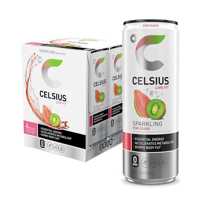 CELSIUS Sparkling Functional Lifestyle Fitness Essential Energy Drink, 12 Fl Oz (12-Pack)