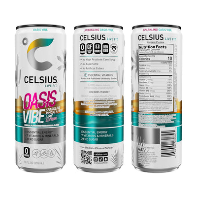 CELSIUS Sparkling Functional Lifestyle Fitness Essential Energy Drink, 12 Fl Oz (12-Pack)