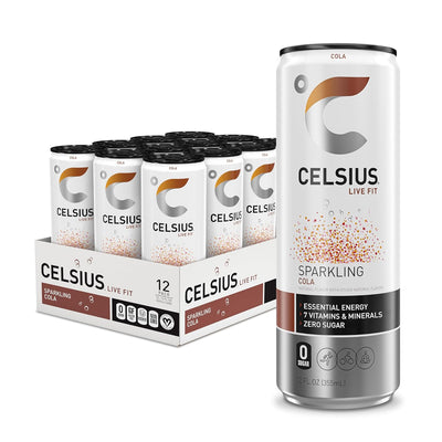 CELSIUS Sparkling Functional Lifestyle Fitness Essential Energy Drink, 12 Fl Oz (12-Pack)