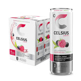 CELSIUS Sparkling Functional Lifestyle Fitness Essential Energy Drink, 12 Fl Oz (12-Pack)