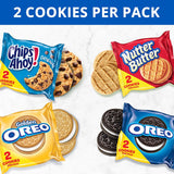 OREO Original, OREO Golden, CHIPS AHOY! & Nutter Butter Cookie Variety Pack, 2-Cookies per Pack (56-count)