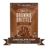 Rich Brownie Brittle, Variety Pack, Thin and Crispy Sweet Snacks - 6-pk