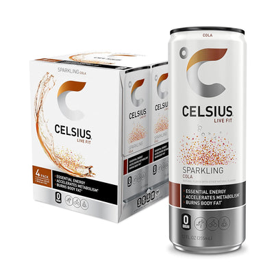 CELSIUS Sparkling Functional Lifestyle Fitness Essential Energy Drink, 12 Fl Oz (12-Pack)