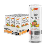 CELSIUS Sparkling Functional Lifestyle Fitness Essential Energy Drink, 12 Fl Oz (12-Pack)