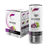 CELSIUS Sparkling Functional Lifestyle Fitness Essential Energy Drink, 12 Fl Oz (12-Pack)