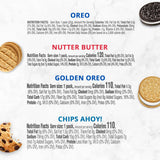 OREO Original, OREO Golden, CHIPS AHOY! & Nutter Butter Cookie Variety Pack, 2-Cookies per Pack (56-count)