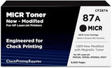 87A OEM Modified HP CF287A MICR Toner Cartridge for Check Printing - Prime Office Products -