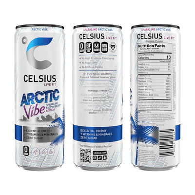 CELSIUS Sparkling Functional Lifestyle Fitness Essential Energy Drink, 12 Fl Oz (12-Pack)