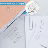 Alago Metal Paper Clips, 700 Assorted Sizes, Large Medium & Small, for Paperwork and Office Supplies - Prime Office Products -