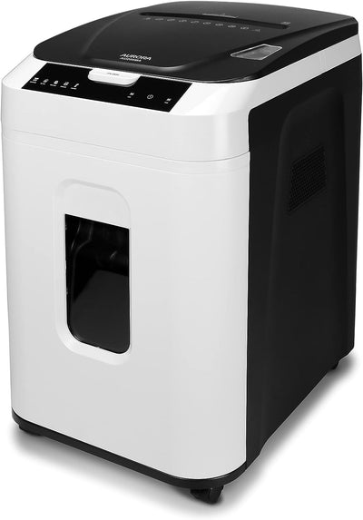 Aurora Commercial Grade 200-Sheet Auto Feed High Security Micro-Cut Paper Shredder - Prime Office Products -