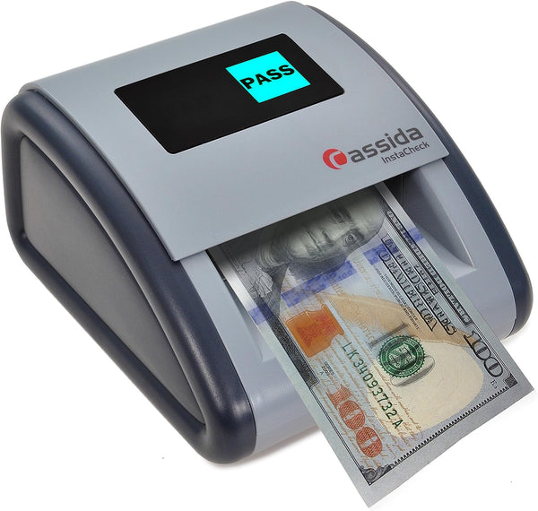 Cassida InstaCheck Automatic Counterfeit Detector with Infrared, Magnetic and Ultraviolet Sensors - Prime Office Products -