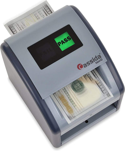 Cassida InstaCheck Automatic Counterfeit Detector with Infrared, Magnetic and Ultraviolet Sensors - Prime Office Products -