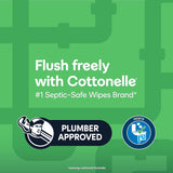 Cottonelle GentlePlus Flushable Wet Wipes with Aloe & Vitamin E (6 Packs of 42 Wipes) - Prime Office Products -