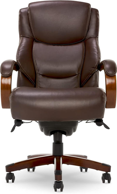 Delano High Back Executive Bonded Leather Office Chair with Lumbar Support - Prime Office Products -