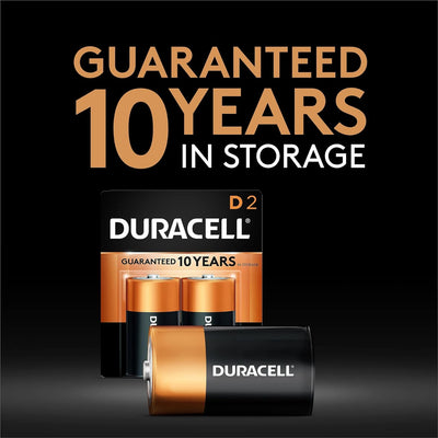 Duracell Coppertop D All-Purpose Alkaline Battery for Household and Office Devices, 8-Pack - Prime Office Products -