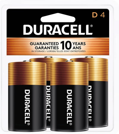 Duracell Coppertop D All-Purpose Alkaline Battery for Household and Office Devices, 8-Pack - Prime Office Products -