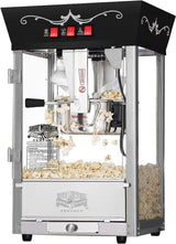 Great Northern Popcorn Company Black Antique Style Popcorn Machine, 8 Ounce - Prime Office Products - Black Popper