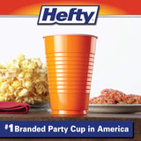 Hefty Party On Disposable Plastic Cups, Assorted, 16 Ounce, 100 Count - Prime Office Products -