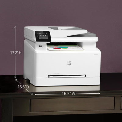 HP Color LaserJet Pro M283fdw Wireless All-in-One Laser Printer - Scan, Copy, Duplex - Prime Office Products -